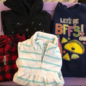 Girls sweatshirts/fleece